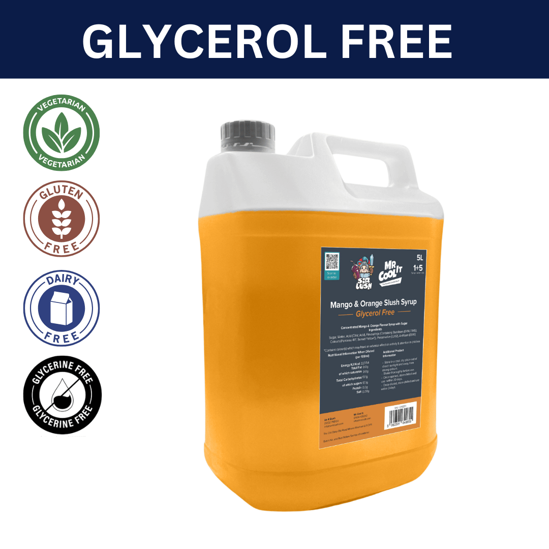 Mango & Orange Glycerol-Free Slush Syrup