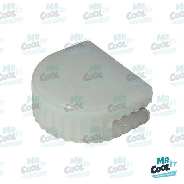 CAB Tap handle cap in white/clear plastic