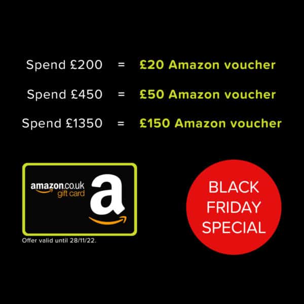 Black Friday amazon voucher deals. Spend £200 for £20 voucher, £450 for £50 voucher or £1350 for £150 voucher.